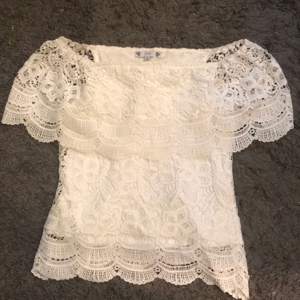 Over the shoulder top